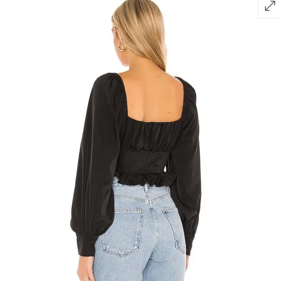 NWT For Love & Lemons Carina Blouse - Picture 4 of 9